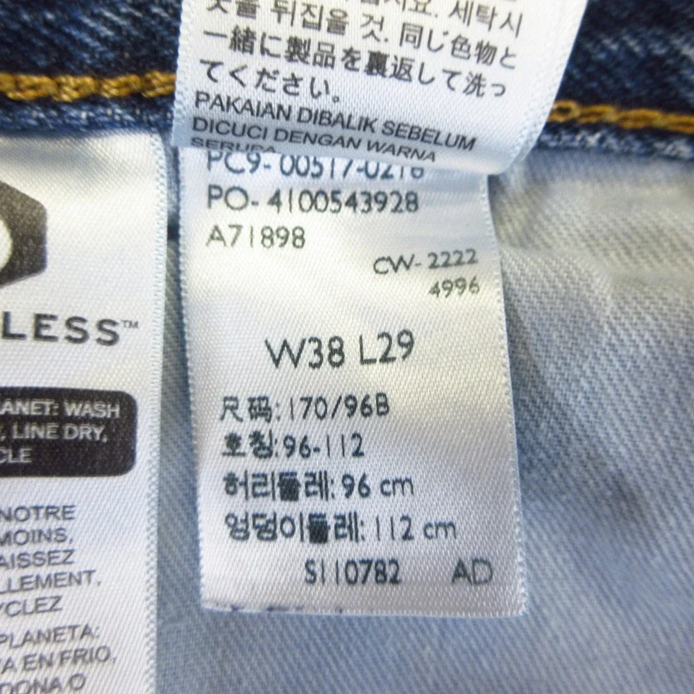 Levis 517 Bootcut Jeans Mens 38x29 Blue Medium Wash 100% Cotton Denim 00517-0216